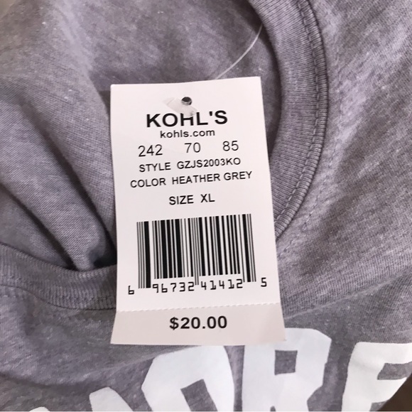 NWT Gilmore Girls and Coffee Gray White T-Shirt Size XL - Picture 9 of 9